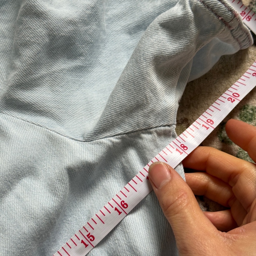 Kate Spade Faux Wrap Light Denim Dress size 8 Lightweight Spring Dress - Picture 8 of 9